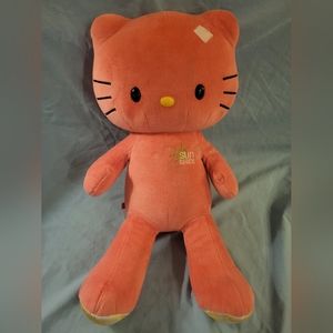Build a Bear Hello Kitty Pink Sunshine Coral Pink 2013 plush stuffed animal